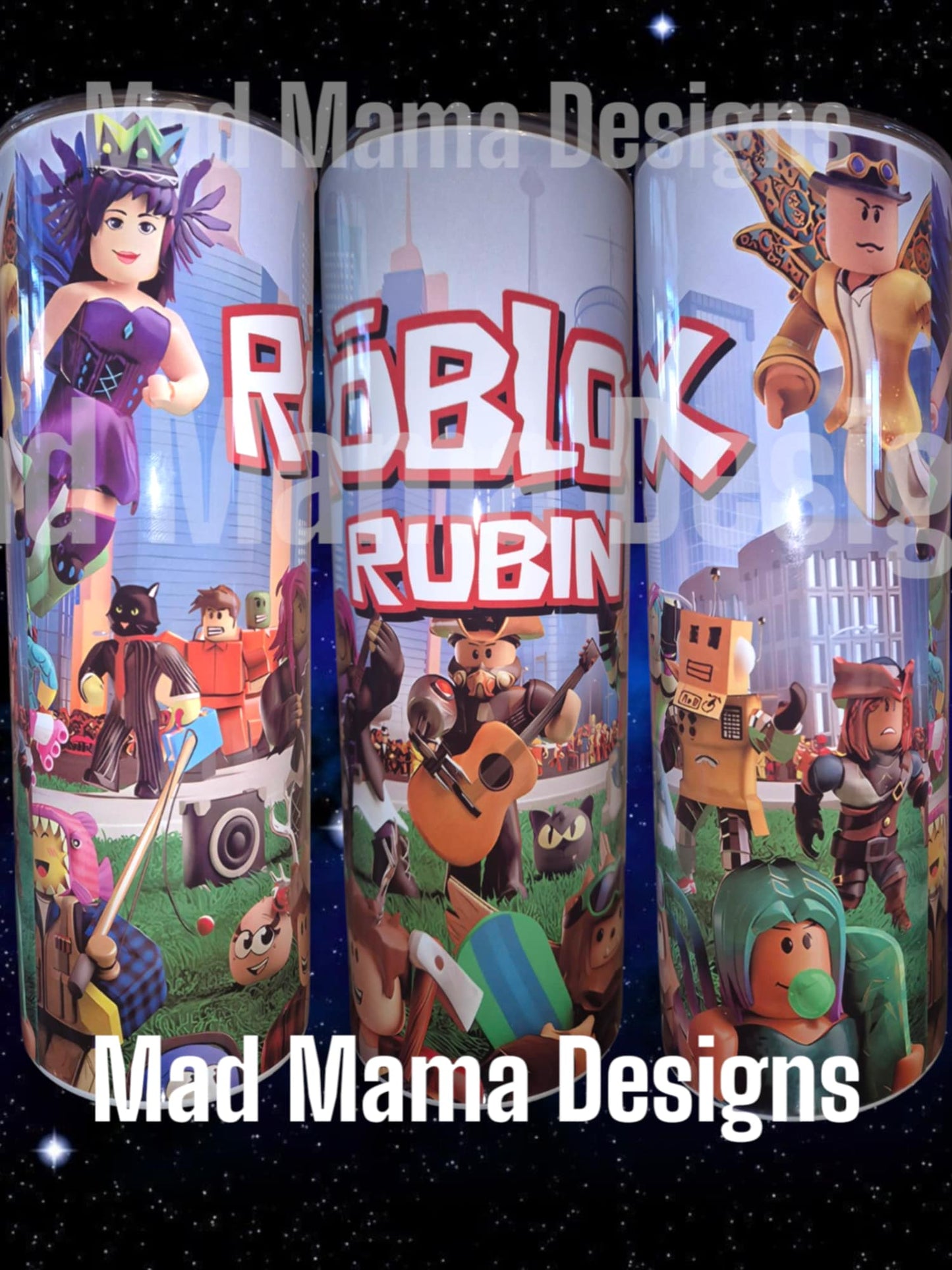 Roblox Personalised Flip Lid Sports Tumbler
