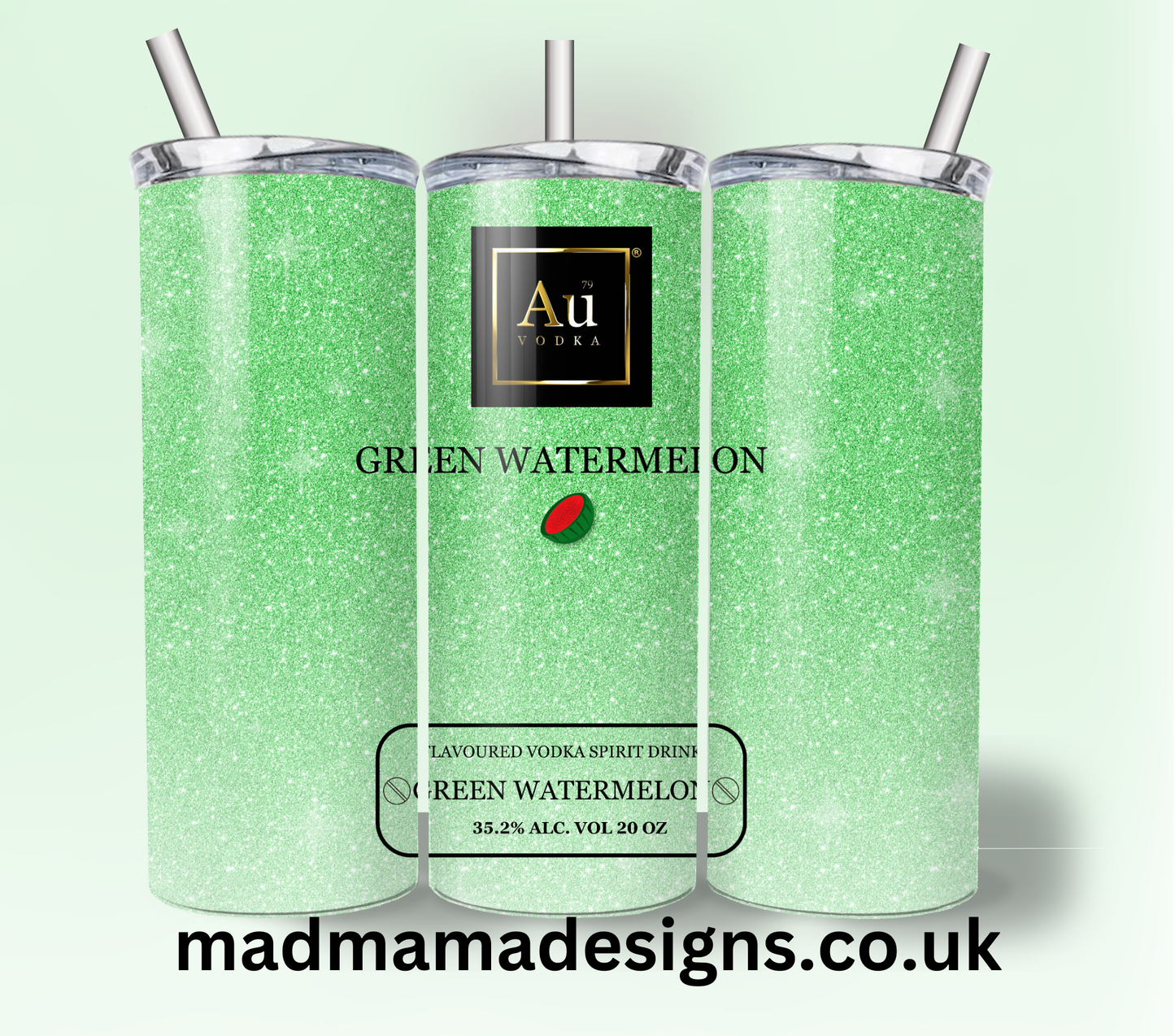 AU Vodka Personalised Custom 20 oz insulated Tumbler cup mug