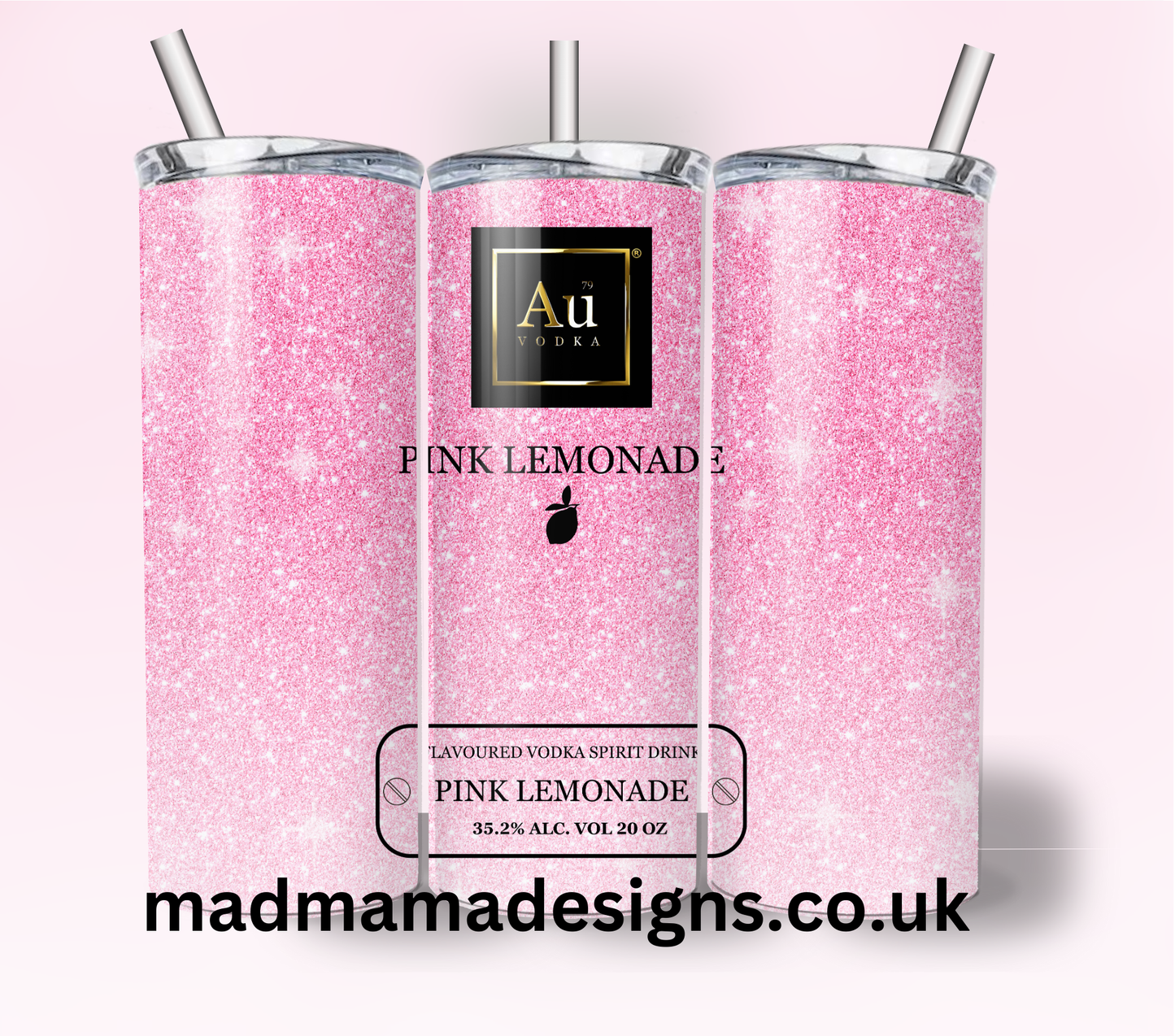 AU Vodka Personalised Custom 20 oz insulated Tumbler cup mug
