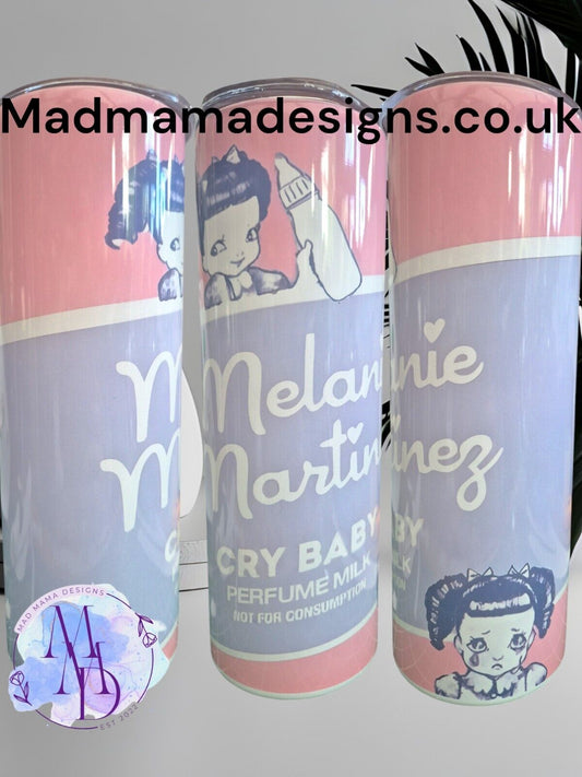 Melanie Martinez 20oz Tumbler with Lid and Straw Hot & Cold Cry Baby