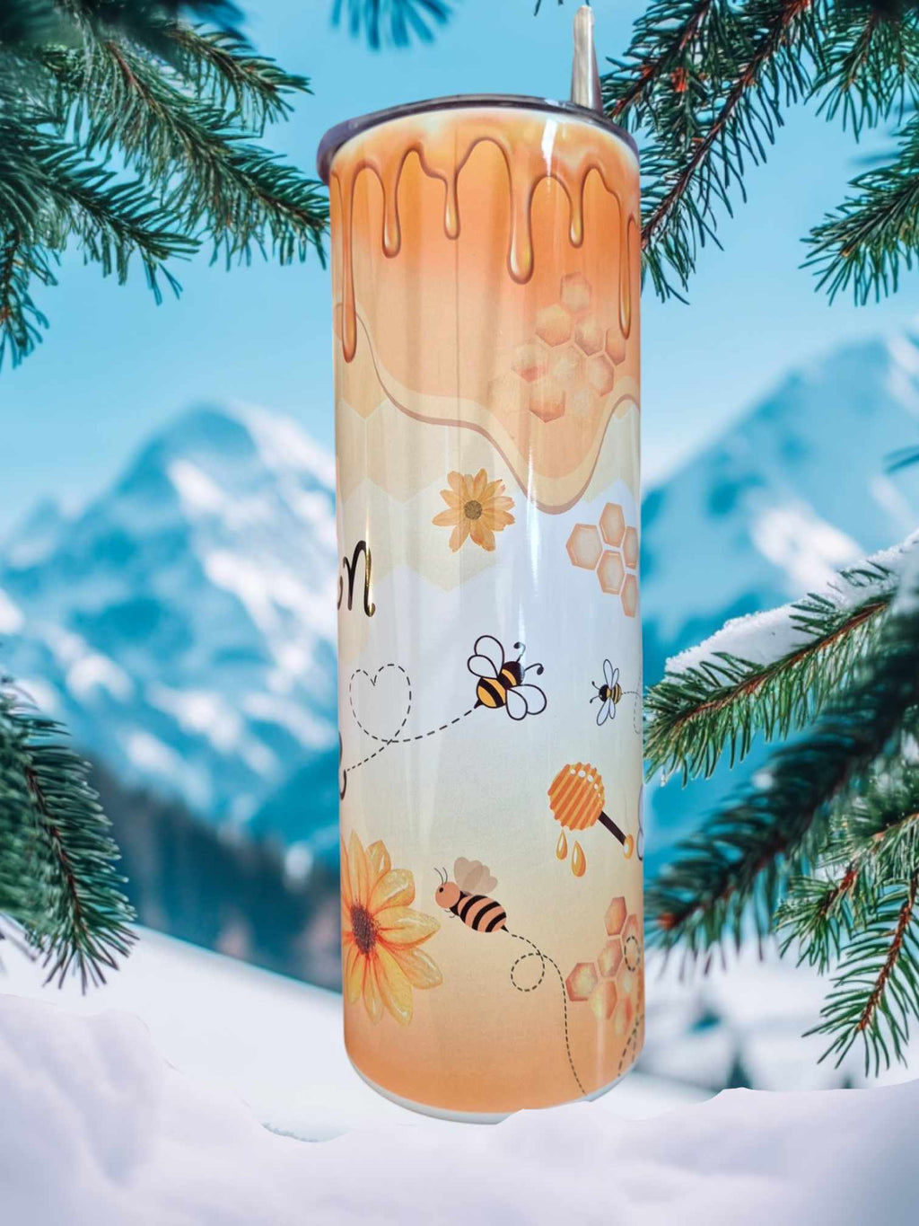 Queen Bee and Mini Bee Matching Tumblers