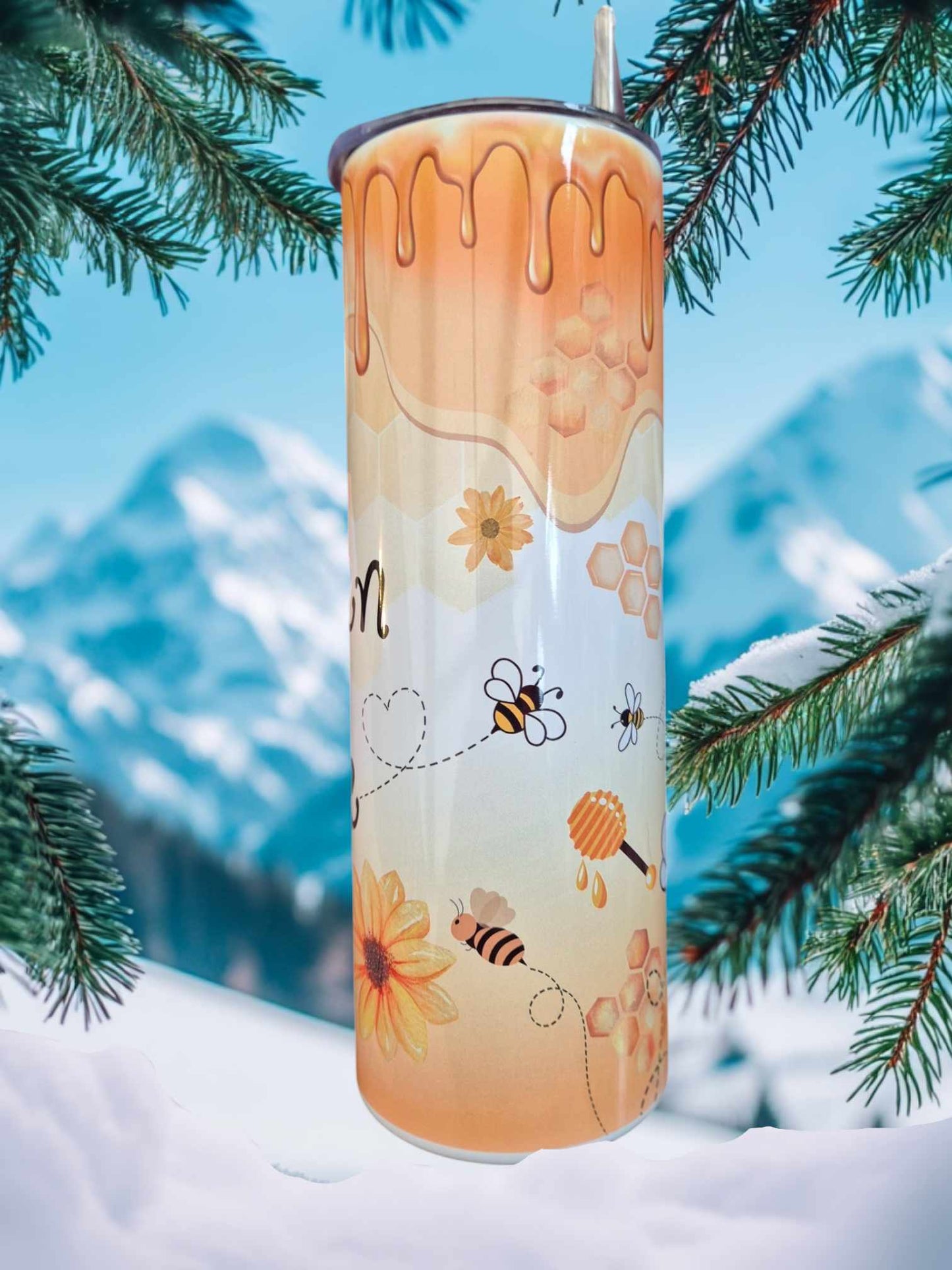 Queen Bee and Mini Bee Matching Tumblers