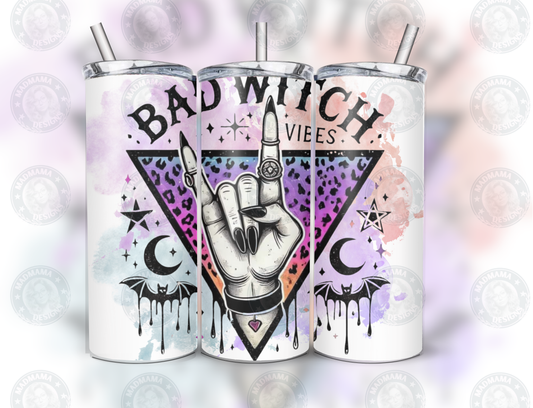 Bad Witch Vibes 20oz insulated tumbler cup