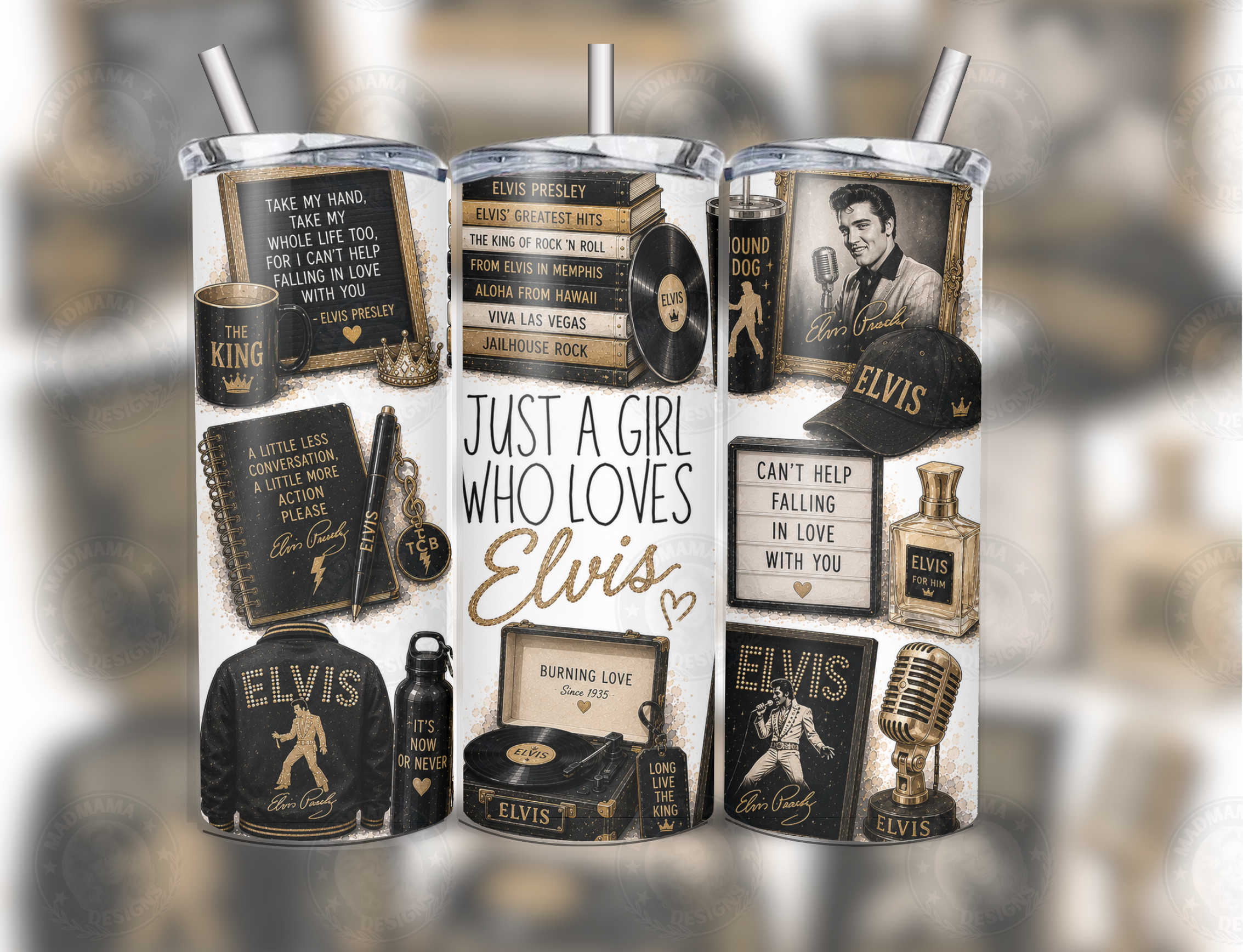 Just a Girl / Boy / Mum/ Dad Who loves ELVIS Insulated 20oz Tumbler Cup Mug Hot or Cold Boxed Gift (Copy) (Copy) (Copy) (Copy) (Copy) (Copy) (Copy) (Copy)