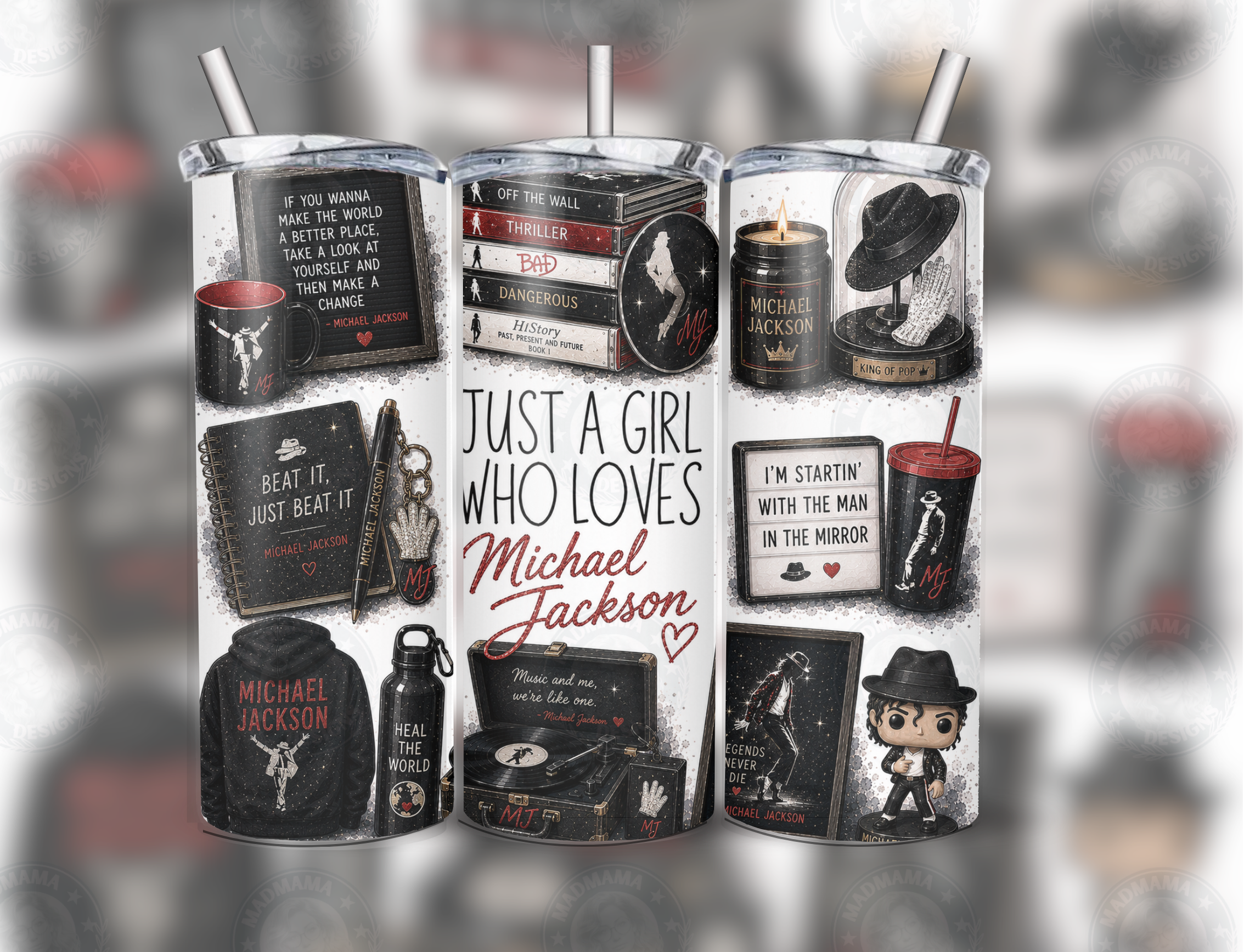 Just a Girl / Boy Who Loves Michael Jackson 20 oz Tumbler