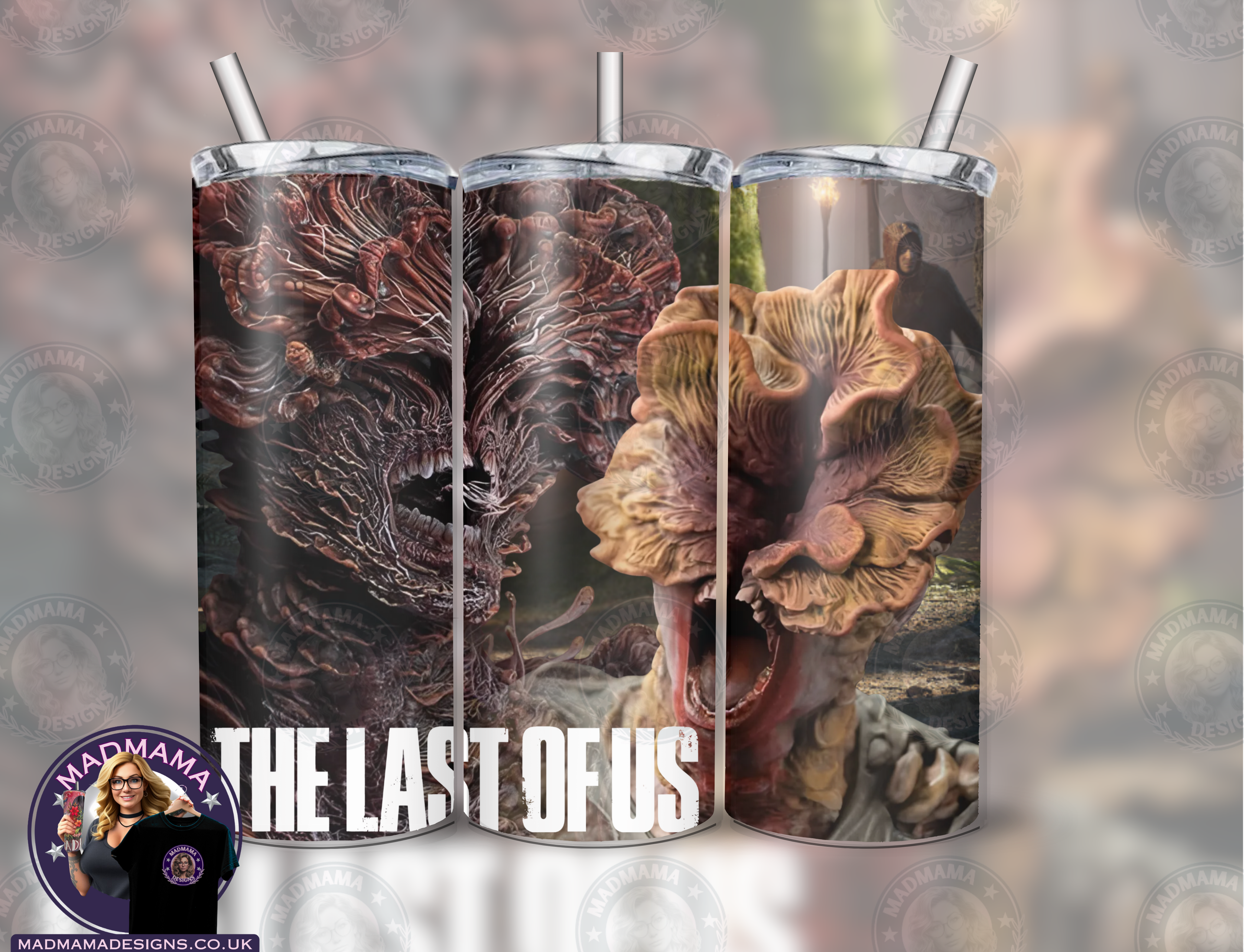 Last Of Us INFECTED 20 oz Insulated Tumbler Hot Cold boxed gift straw Birthday