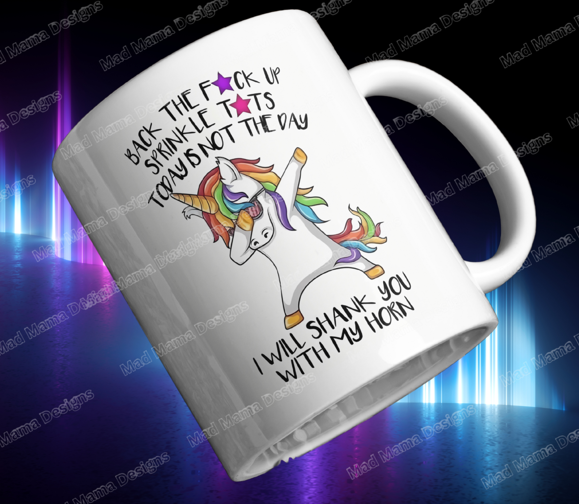 Funny Mugs Novelty unicorn Mug Christmas Xmas Office Cup Gift Personalised Joke Mug