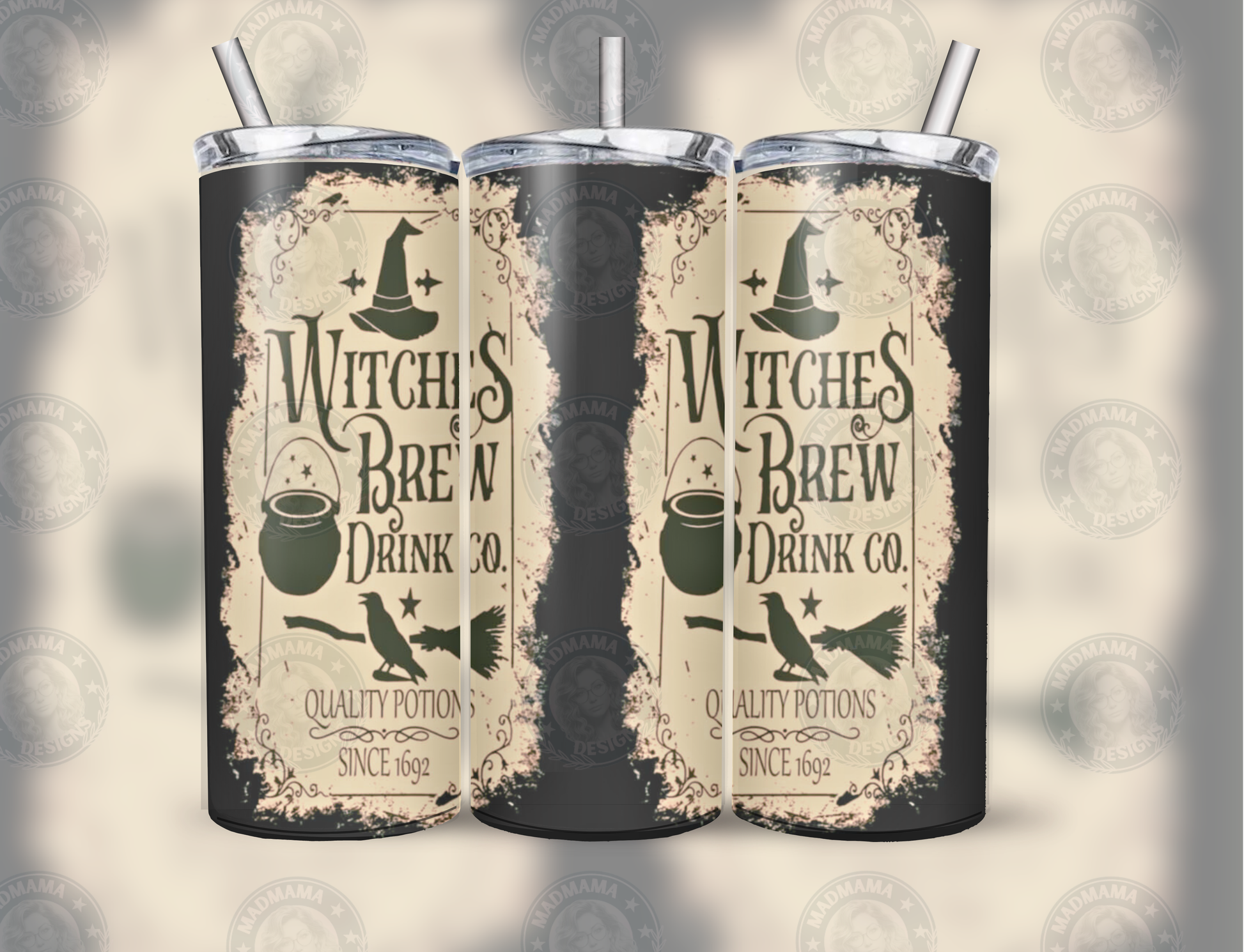 Witches Brew 20oz Tumbler With Straw Lid Hot Or Cold Boxed Gift Birthday Pagan