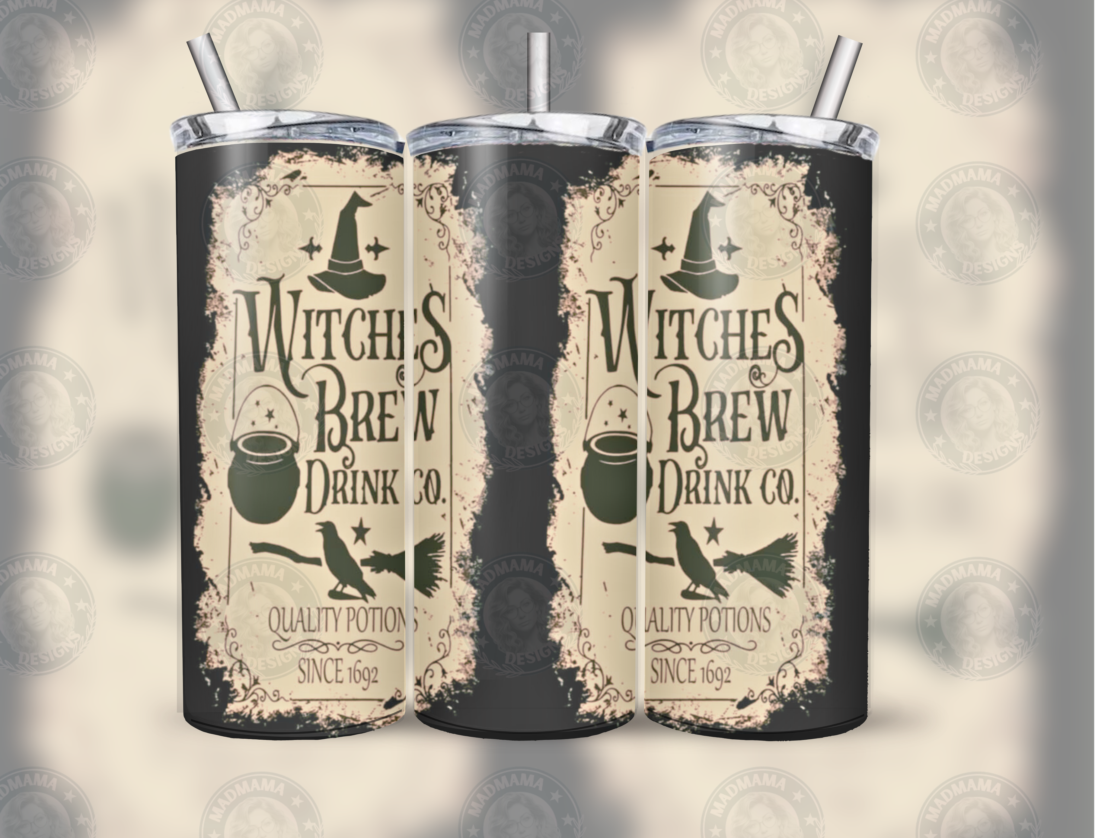 Witches Brew 20oz Tumbler With Straw Lid Hot Or Cold Boxed Gift Birthday Pagan