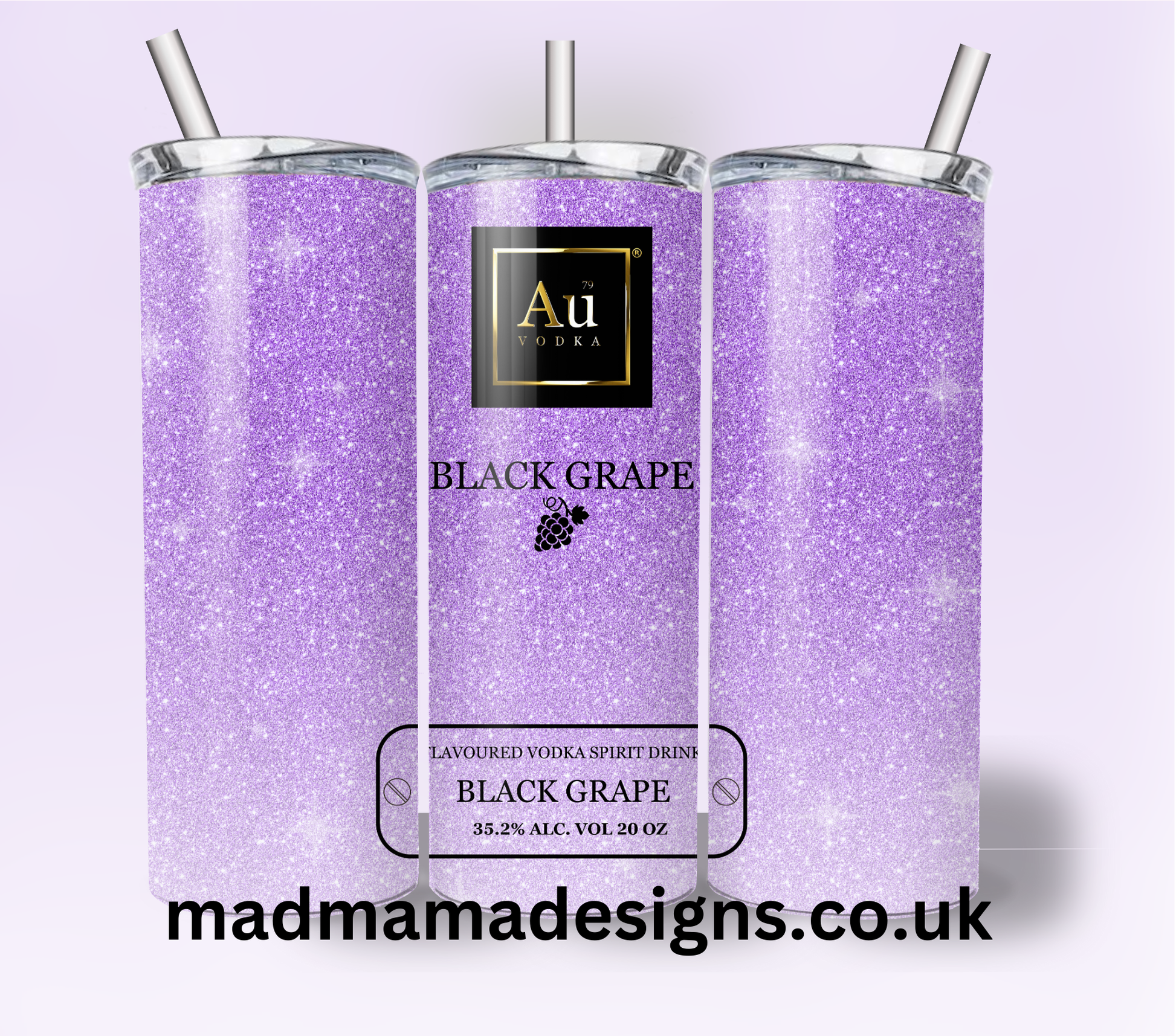 AU Vodka Personalised Custom 20 oz insulated Tumbler cup mug