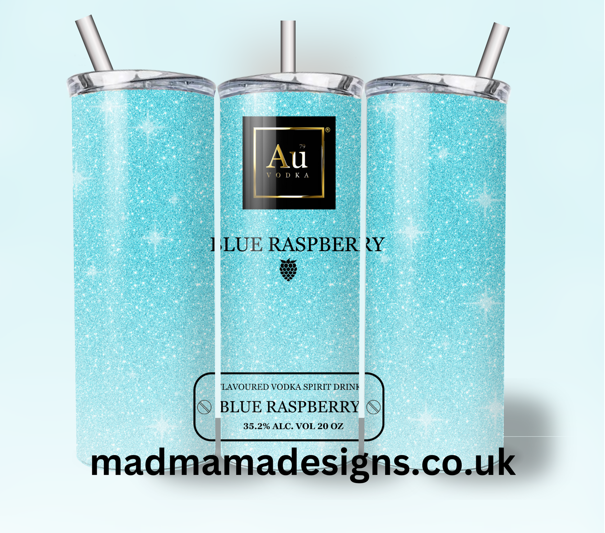 AU Vodka Personalised Custom 20 oz insulated Tumbler cup mug