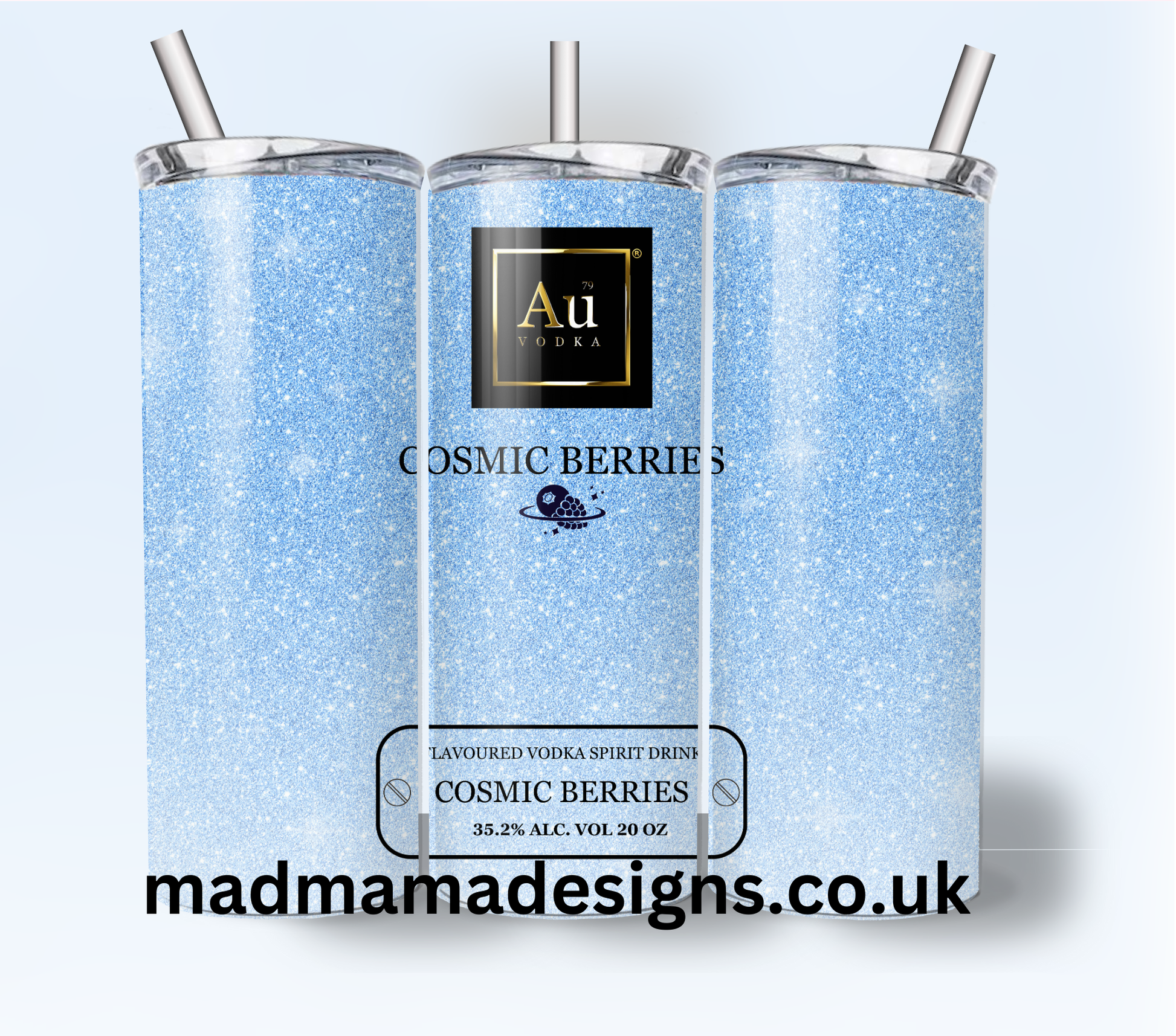 AU Vodka Personalised Custom 20 oz insulated Tumbler cup mug