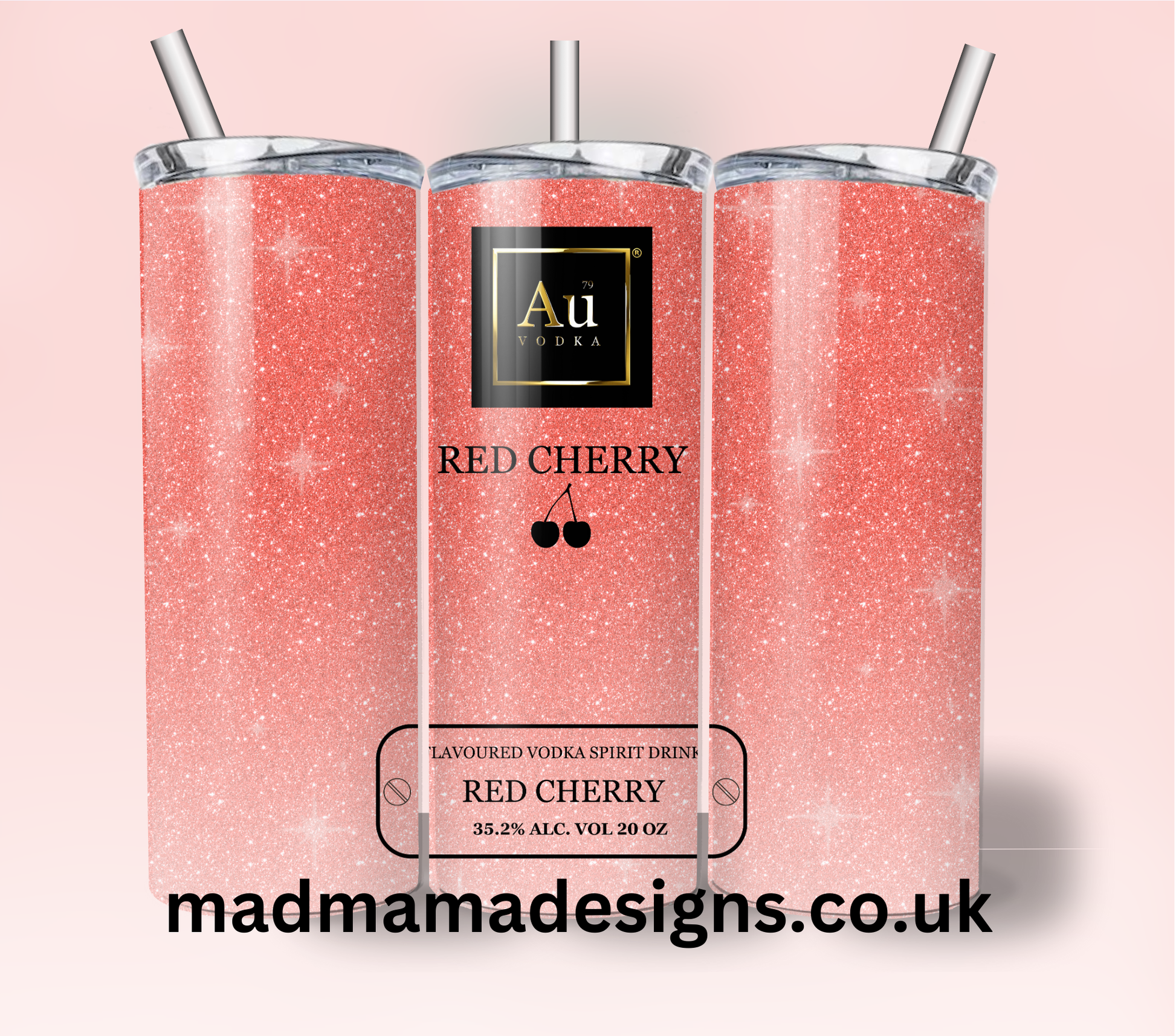 AU Vodka Personalised Custom 20 oz insulated Tumbler cup mug