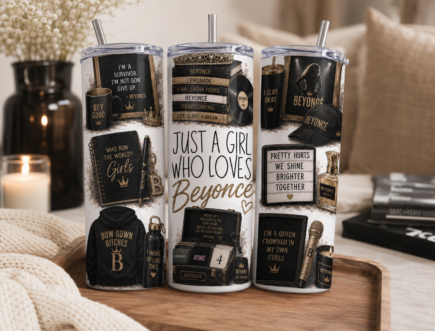 Just a girl who loves Beyoncé 20oz Tumbler
