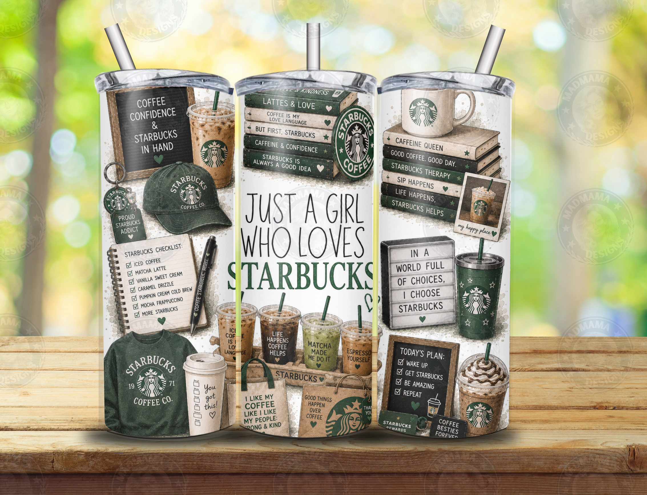Just a Girl / Boy / Mum/ Dad Who loves STARBUCKS Insulated 20oz Tumbler Cup Mug Hot or Cold Boxed Gift (Copy) (Copy) (Copy)