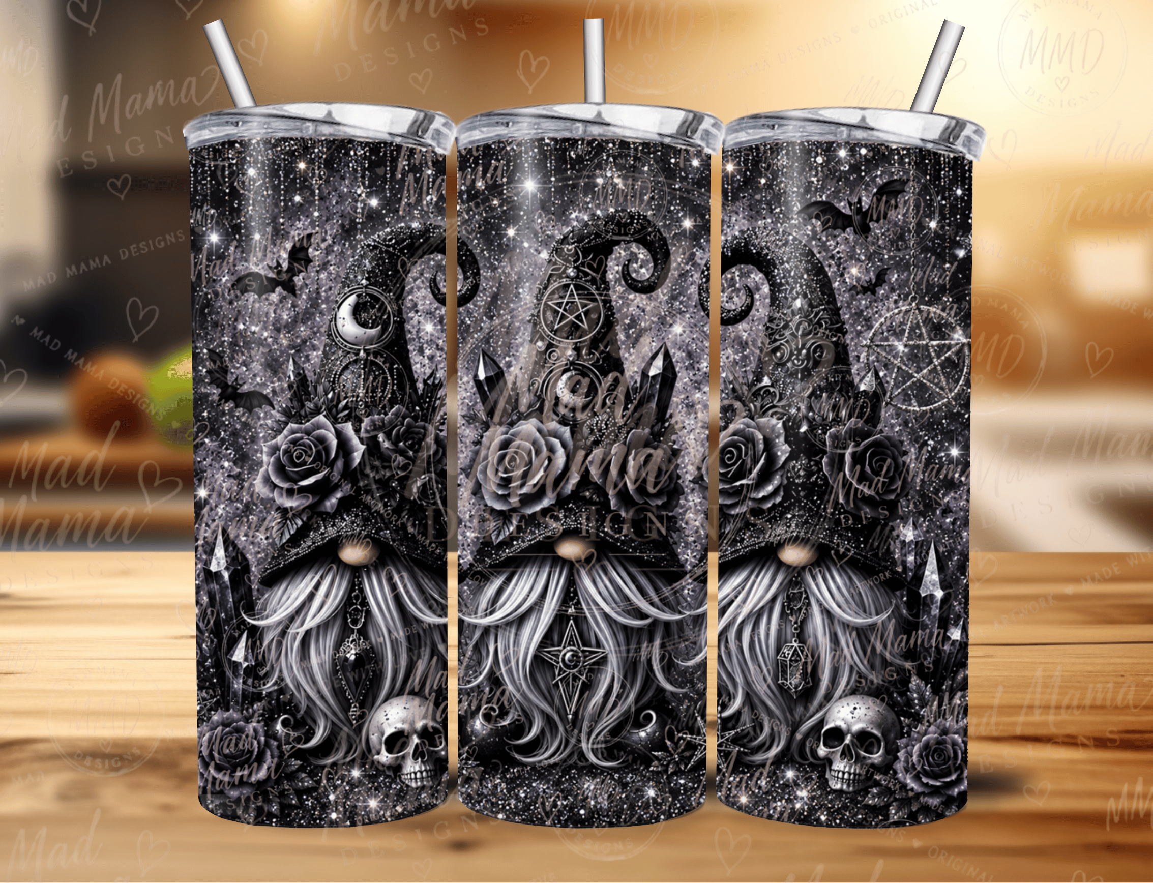 Dark Gonks Gnomes 20oz Tumbler