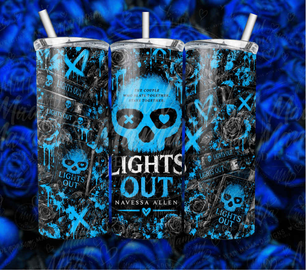 Lights Out Book Inspired 20 oz tumbler