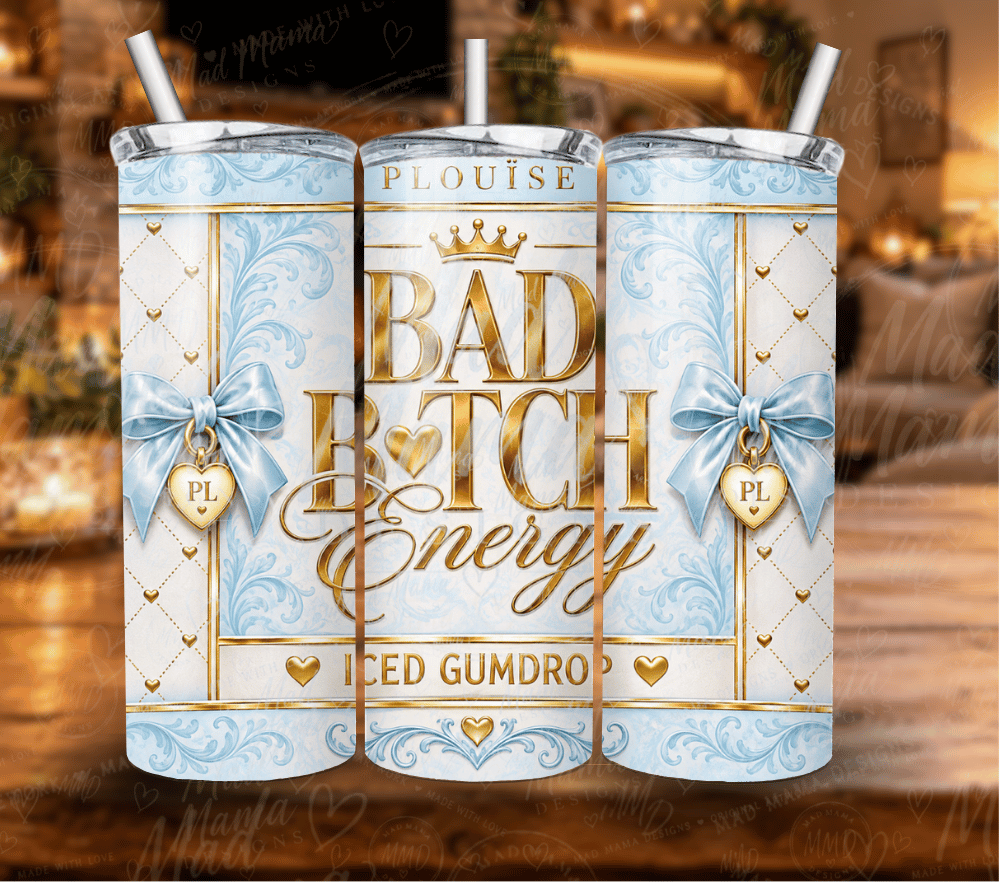 Bad Energy Iced Gumdrop inspired 20 oz insulated tumbler